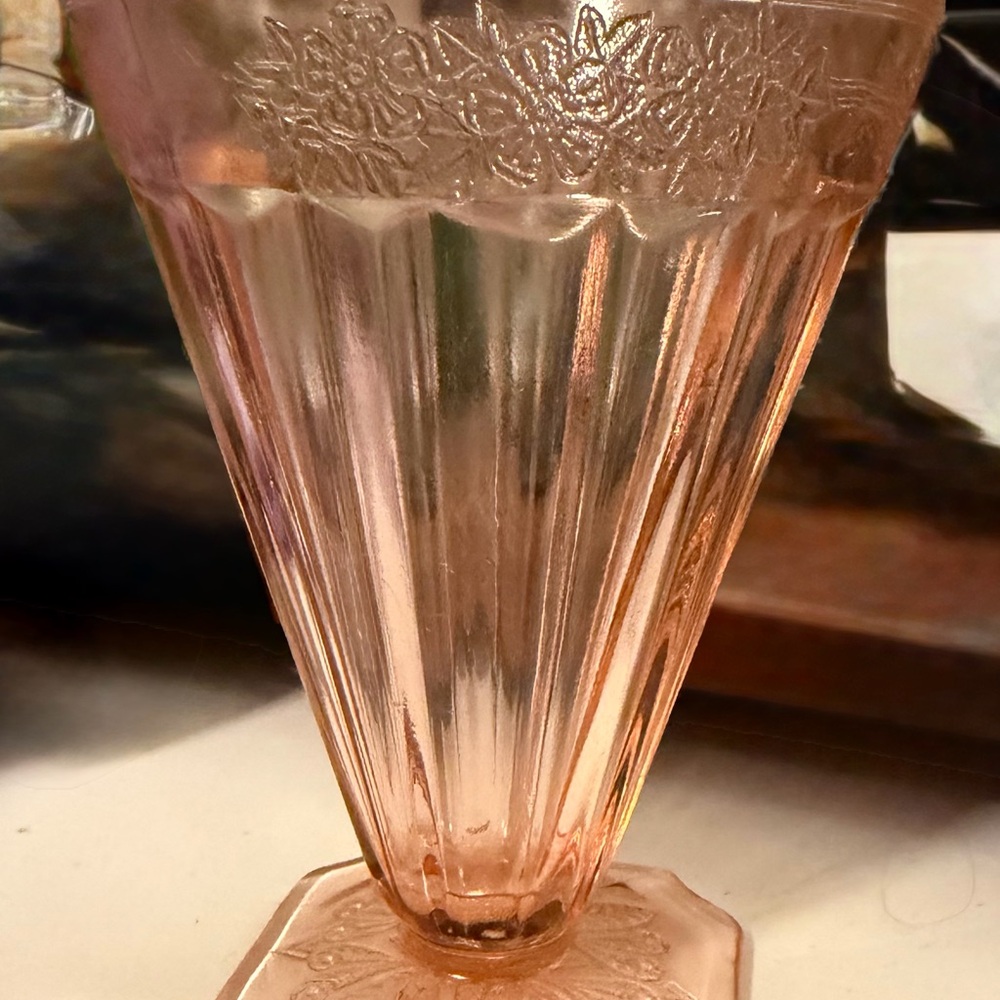 Vintage Pink federal Glass